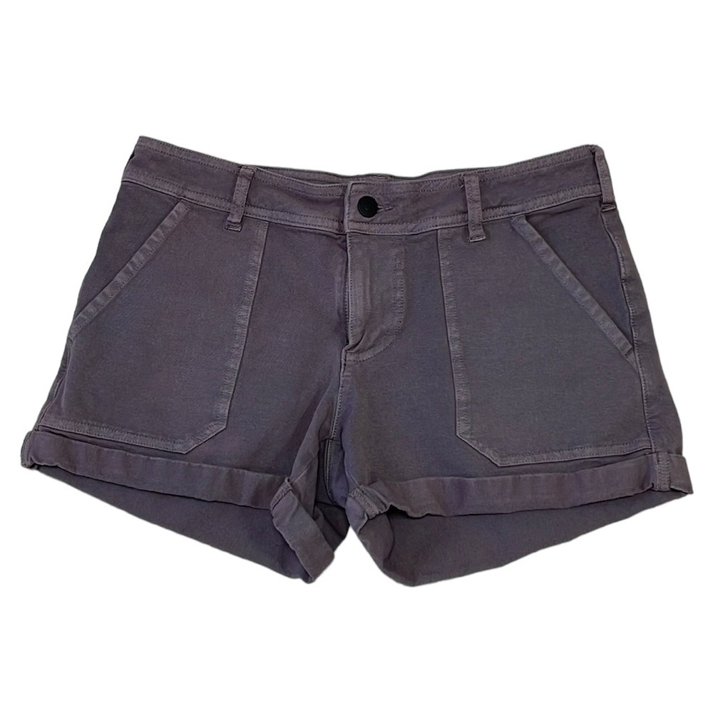 Backcountry Shorts Rolled Hem Purple Pockets Size 6
